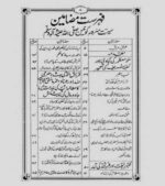 Seerat E Sarwar E Konain index